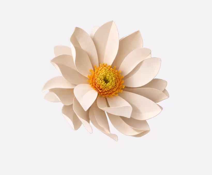 3D - Flor Petalos